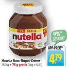 Aktuelle Nutella Angebote bei E center in Göppingen Aktuelles Nutella Nuss-Nugat-Creme Angebot bei E center in Göppingen ab 4,79 €