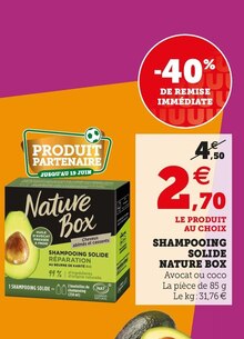 Super U Mazeley - SHAMPOOING SOLIDE Promo SHAMPOOING SOLIDE dans le catalogue Super U Des prix qui tombent vraiment bien ! à Mazeley