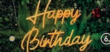 Néon Happy birthday LED dans le catalogue Maxi Bazar
