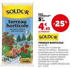 Terreau horticole - SOLDOR - Super U à Antony Terreau horticole - SOLDOR en promo chez Super U Antony à 4,43 €