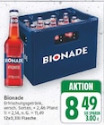 Erfrischungsgetränk von Bionade für 8,49 € bei E center im Angebot Erfrischungsgetränk von Bionade im aktuellen E center Prospekt