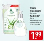 Flüssigseife Angebote von Frosch bei famila Nordost Neustadt für 1,99 €