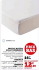 Protège Matelas Molleton en promo chez U Express Garges-lès-Gonesse à 12,90 €