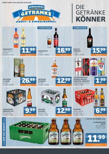 Bier im Getränke Lehmann - Getränke A-Z Prospekt "DIE GETRÄNKEKÖNNER" mit 4 Seiten (Eberswalde)