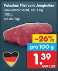 Falsches Filet vom Jungbullen im aktuellen Netto Marken-Discount Prospekt
