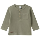 Ernstings family Lohmar - Baby Langarmshirt in Piqué-Qualität Angebot im Prospekt Baby Langarmshirt in Piqué-Qualität bei Ernstings family im Lohmar Prospekt für 7,99 €