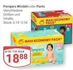 Windeln im Angebot bei GLOBUS in Viersen Windeln Angebote von Pampers bei GLOBUS Viersen für 18,88 €