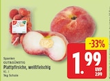 Plattpfirsiche von GUT&GÜNSTIG für 1,99 € bei EDEKA im Angebot Plattpfirsiche von GUT&GÜNSTIG im aktuellen EDEKA Prospekt