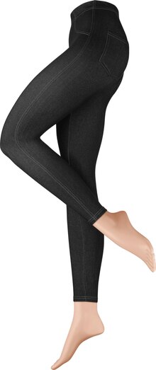 Treggings in Jeans-Optik, Gr. 38/40, schwarz Angebot in Schotten, Hess im aktuellen Prospekt bei dm-drogerie markt in Schotten, Hess