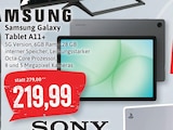 Samsung Galaxy Tablet A11+ Angebote von Samsung bei Kaufhaus Stolz Greifswald für 219,99 €