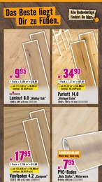Laminat im Hornbach Prospekt Laminat im Hornbach Prospekt "Dir ist vieles Latte. Nur nicht Dein Garten." auf Seite 25