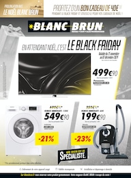 Prospectus Blanc Brun à Quimper, "EN ATTENDANT NOËL, C'EST LE BLACK FRIDAY", 8 pages, 25/11/2024 - 07/12/2024