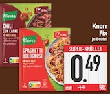 Suppen im EDEKA Prospekt Fix Chili Con Carne von Knorr im aktuellen EDEKA Prospekt für 0,49 €