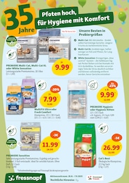 Fressnapf Katzenstreu im Prospekt 