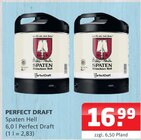 Spaten Hell Angebote von Perfect Draft bei Getränke Ellerkamp Borken für 16,99 €