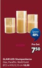 GLAM LED-Stumpenkerze im JYSK Prospekt GLAM LED-Stumpenkerze von im aktuellen JYSK Prospekt fĂŒr 7,50 âŹ