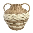 Amphore deco double anse tressee dans le catalogue B&M