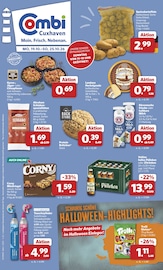 combi Supermarkt Prospekt der aktuellen Woche mit 29 Seiten, gültig von 19.10.2026 bis 25.10.2026, in Cuxhaven und Umgebung Aktueller combi Supermarkt Prospekt in Cuxhaven und Umgebung, "Markt - Angebote" mit 29 Seiten, 19.10.2026 - 25.10.2026