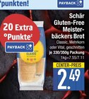 Gluten-Free Meisterbäckers Brot Classic im EDEKA Prospekt Gluten-Free Meisterbäckers Brot Classic von Schär im aktuellen EDEKA Prospekt für 2,49 €