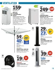 Promos Ventilateur dans le catalogue "La Sélection Salle de Bain à Prix E.Leclerc" de E.Leclerc Ventilateur en promo dans le catalogue E.Leclerc à la page 9