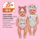 Lena Katze von Baby Born im aktuellen Müller Prospekt