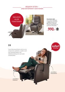 Fernsehsessel im Polstermöbel Fischer Prospekt "DEUTSCHLANDS BESTER FISCHER PREIS" mit 10 Seiten (Regensburg)