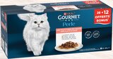 Gourmet Perle Pâtée en sauce pour chat à la viande et au saumon - PURINA ONE en promo chez Intermarché Hyper Gourmet Perle Pâtée en sauce pour chat à la viande et au saumon - PURINA ONE dans le catalogue Intermarché Hyper