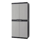 Armoire haute en résine gris 190X89X54 cm "LIANE" - Brico Dépôt à Houilles Armoire haute en résine gris 190X89X54 cm "LIANE" en promo chez Brico Dépôt Houilles à 129,00 €