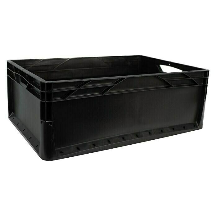 BAUHAUS Heidenheim - Surplus Systems Aufbewahrungsbox Eurobehälter / Eurobox schwarz (L x B x H: 60 x 40 x 22 cm) Surplus Systems Aufbewahrungsbox Eurobehälter / Eurobox schwarz (L x B x H: 60 x 40 x 22 cm) Angebot bei BAUHAUS Heidenheim im Prospekt Bringen Sie Ordnung in Werkstatt, Haus & Garten
