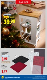 Tapis Angebote im Prospekt "Plus de 55 produits bio dans l'assiette, ça vaut le coup." von Lidl auf Seite 40