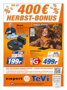 expert TeVi Prospekt der Woche "Top Angebote" Seite 1, 24.10.2025 bis 03.11.2025 für Schwabach Aktueller expert TeVi Prospekt "Top Angebote" Seite 1 von 1 Seite für Schwabach