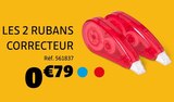 Les 2 rubans correcteur à 0,79 € dans le catalogue Gifi