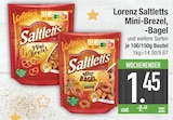 Saltletts Mini-Brezel, -Bagel und weitere Sorten von Lorenz im aktuellen EDEKA Prospekt für 1,45 €