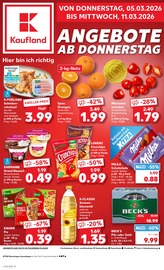 Aktueller Kaufland Prospekt mit Becks, "Aktuelle Angebote", Seite 1