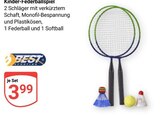 Kinder-Federballspiel im Angebot bei GLOBUS in Jena Kinder-Federballspiel Angebote von BEST bei GLOBUS Jena für 3,99 €
