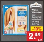 Wiener Würstchen Angebote von Hofmaier bei Netto Marken-Discount Nürtingen für 2,49 €