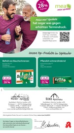 Aktueller mea - meine apotheke Apotheken Prospekt in Großenbrode und Umgebung, "Unsere September-Angebote" mit 4 Seiten, 01.09.2025 - 30.09.2025