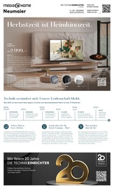 Aktueller EURONICS Prospekt mit Flachbildfernseher, "Herbstzeit ist Heimkinozeit.", Seite 1