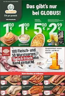 Wurst im aktuellen GLOBUS Prospekt (Halle (Saale)) Wurst im GLOBUS Prospekt "Aktuelle Angebote" mit 28 Seiten (Halle (Saale))