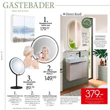 Bad-Spiegelschrank im aktuellen ZurbrĂĽggen Prospekt (Bielefeld) Bad-Spiegelschrank im ZurbrĂĽggen Prospekt "IHR BAD" mit 60 Seiten (Bielefeld)