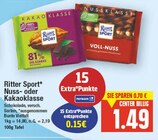 Nuss- oder Kakaoklasse von Ritter Sport im aktuellen E center Prospekt