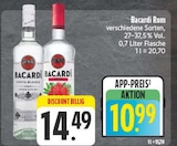 Rum im Angebot bei E center in Weimar Rum Angebote von Bacardi bei E center Weimar für 10,99 €