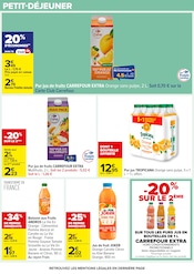 Promos Tropicana dans le catalogue "PETIT-DÉJEUNER" de Carrefour à la page 22 Promos Tropicana dans le catalogue "PETIT-DÉJEUNER" de Carrefour à la page 22