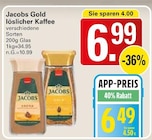 Gold löslicher Kaffee Angebote von Jacobs bei WEZ Minden für 6,49 €