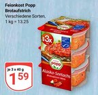 Brotaufstrich Alaska-Seelachs Angebote von Feinkost Popp bei GLOBUS Leipzig für 1,59 €