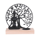 Porte bougie bouddha arbre de vie 15x16cm en promo chez Maxi Bazar Porte bougie bouddha arbre de vie 15x16cm dans le catalogue Maxi Bazar
