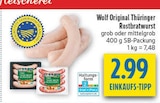 Aktuelle Bratwurst Angebote bei diska in Dresden Aktuelles Original Thüringer Rostbratwurst grob Angebot bei diska in Dresden ab 2,99 €