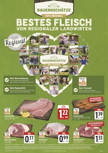 Fleisch im E center Prospekt "Wir lieben Lebensmittel!" mit 28 Seiten (Erlangen)