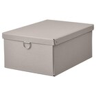 Kasten mit Deckel helles Graubeige 25x35x15 cm im Angebot bei IKEA in Hannover Kasten mit Deckel helles Graubeige 25x35x15 cm Angebote von NIMM bei IKEA Hannover für 3,99 €