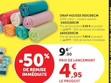 Drap housse en promo chez Super U Brive-la-Gaillarde à 4,95 €